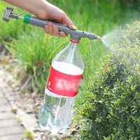 Adjustable Drink Bottle Spray Head  Manual Sprayer Nozzle High Pressure Air Pump Garden Watering Tool Sprayer Agriculture Tools