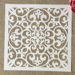 30*30cm Big Mandala Window Floral DIY Layering Stencils Wall Painting Scrapbook Coloring Embossing Album Decorative Template