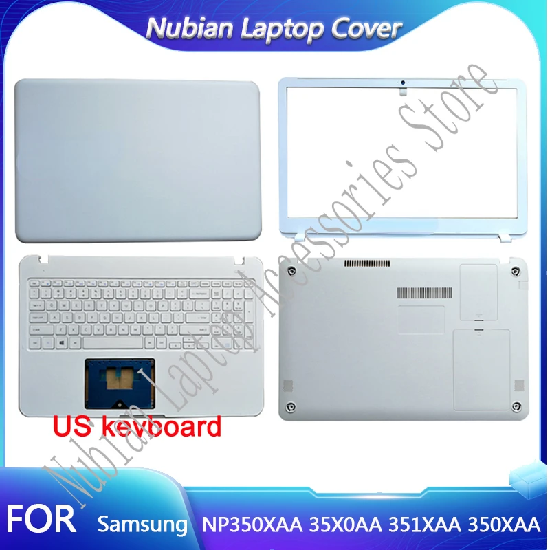 Laptop case For SAMSUNG NP350XAA 35X0AA 351XAA 350XAA  top Screen border palmrest case bottom shell upper cover frame keyboard