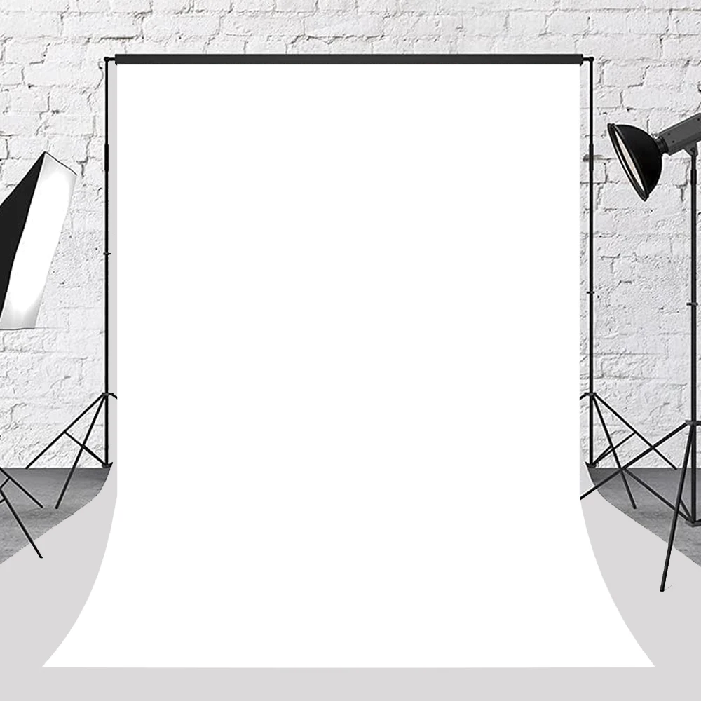 Solide weiße Fotografie Hintergrund Vinyl Material Produkt Porträt Video Youtube Live-Fototermin Hintergrund DIY Fotostudio Requisite