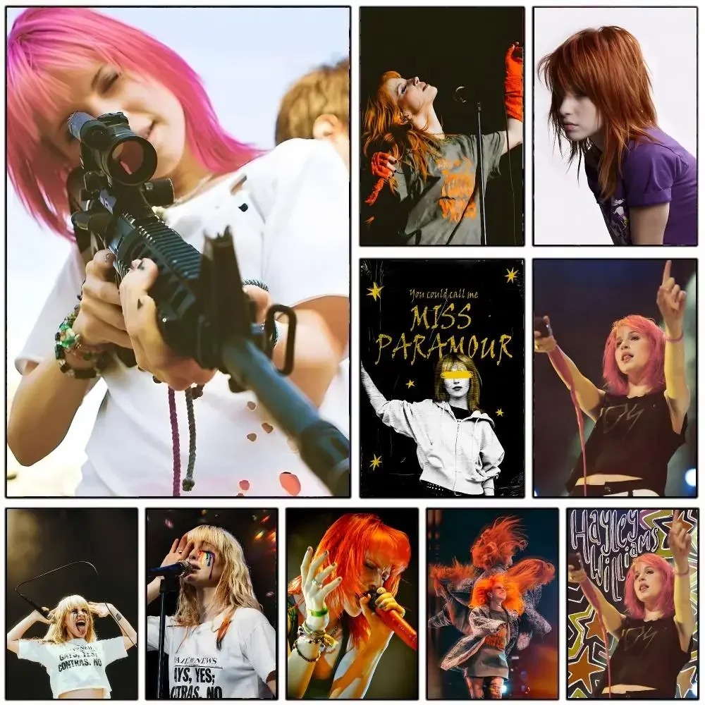 Rock Celebrity H-Hayley Williams Poster Modern Home Decoration Interior Design & Contemporary Wall Art Collection