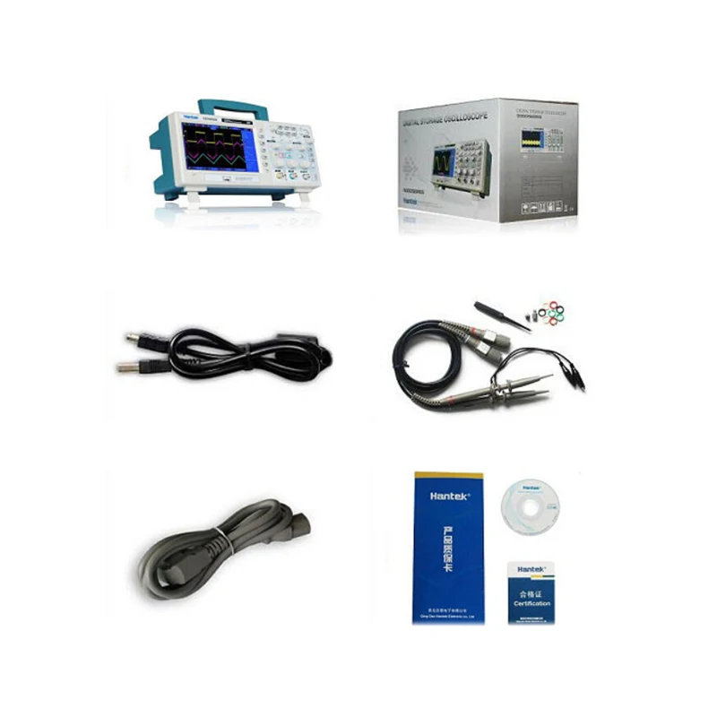 Hantek DSO5102P Digital Storage Oscilloscope 100MHz 2Channels 1GSa/s 7'' TFT LCD Better Than ADS1102CAL+