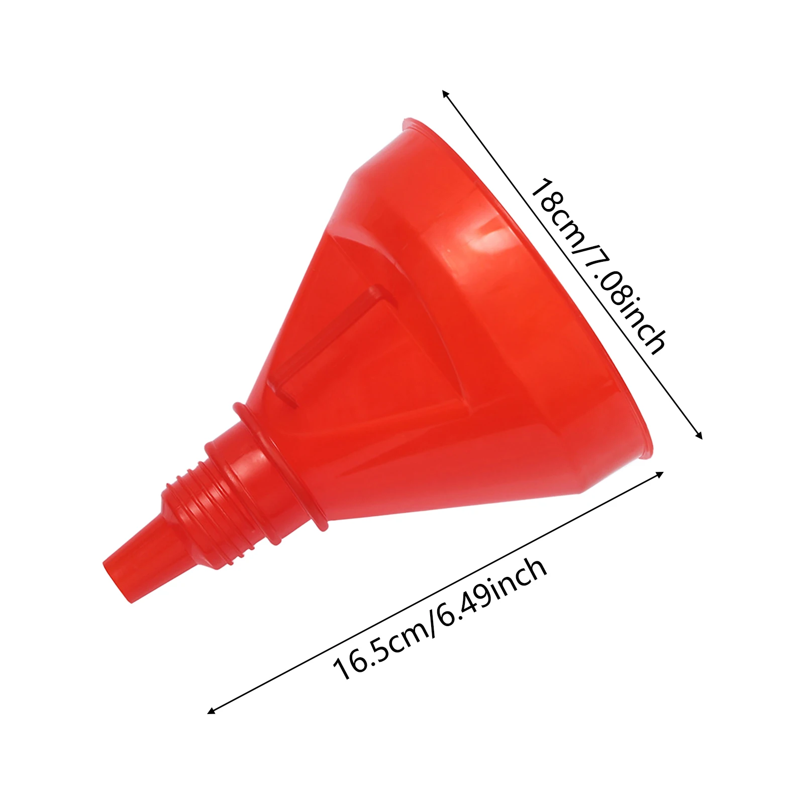 مجموعة قمع بلاستيكي للسيارات ذات فم واسع للوقود والزيت، قمع زاوية قائمة مرنة متعددة الاستخدام لمبرد المياه وزيت المحرك #3