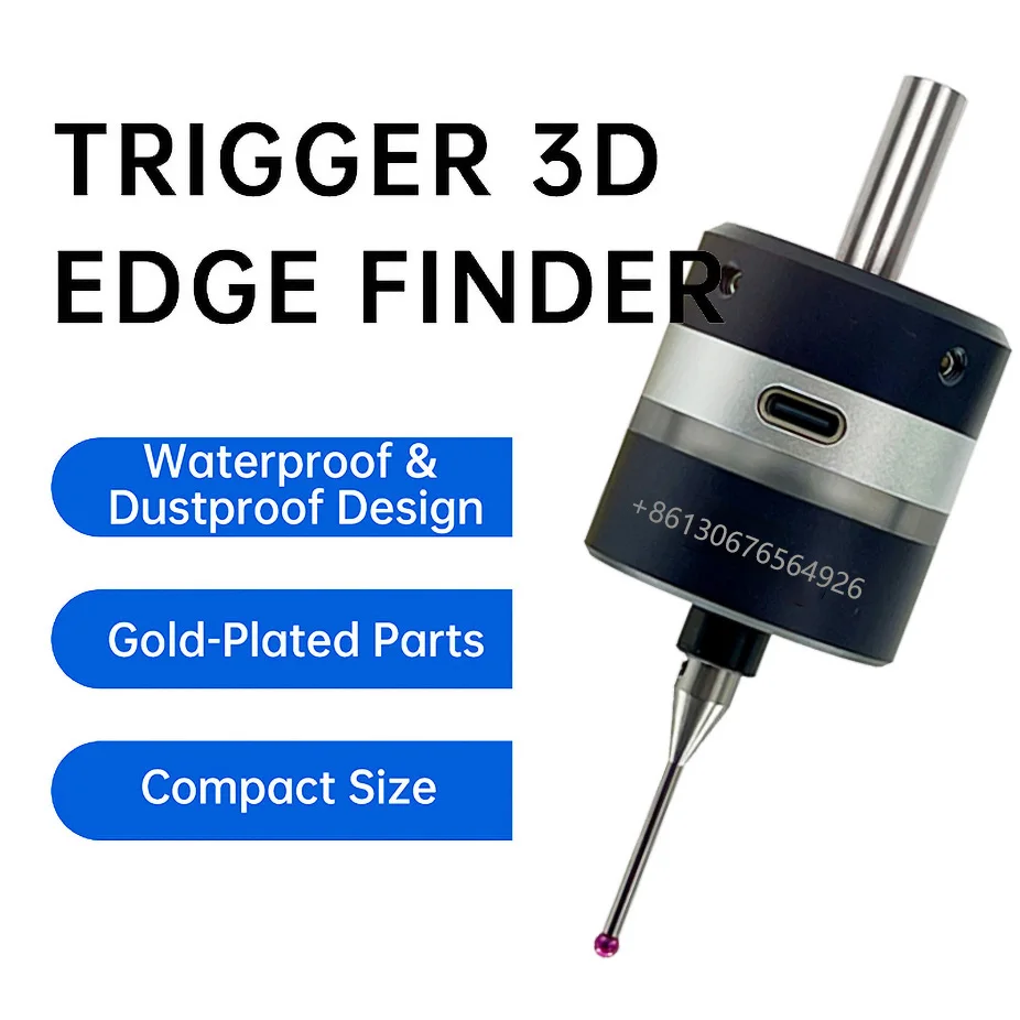 

2024 latest 3D Edge Finder Machining Center Cnc Milling Machine Three-coordinate Precision Probe Centring Rod Tool Setter CF-38