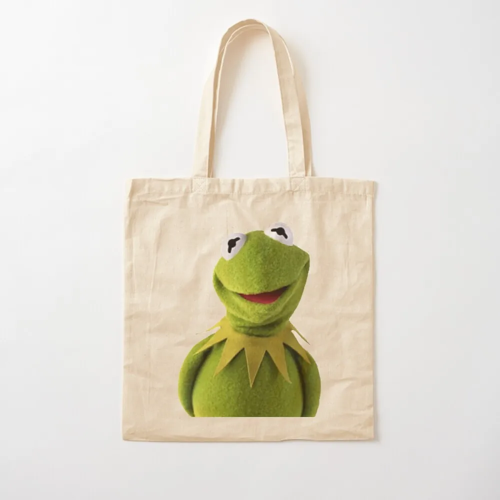 

Happy Kermit Tote Bag Women's shopper bag Large bags for women Women's beach bags