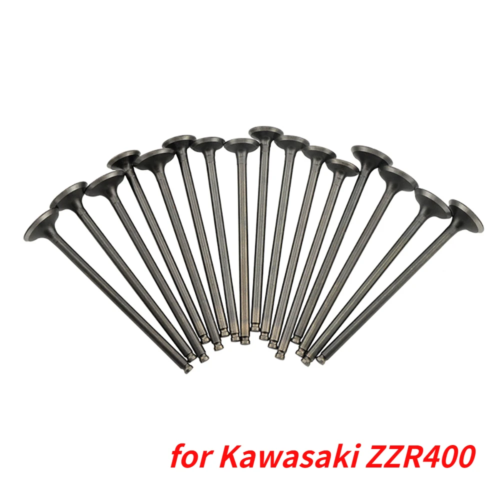 400CC for Kawasaki ZZR400 ZZR 400 Inlet Outlet Valve Motorcycle Intake Valve and Exhaust Valve Stem Set