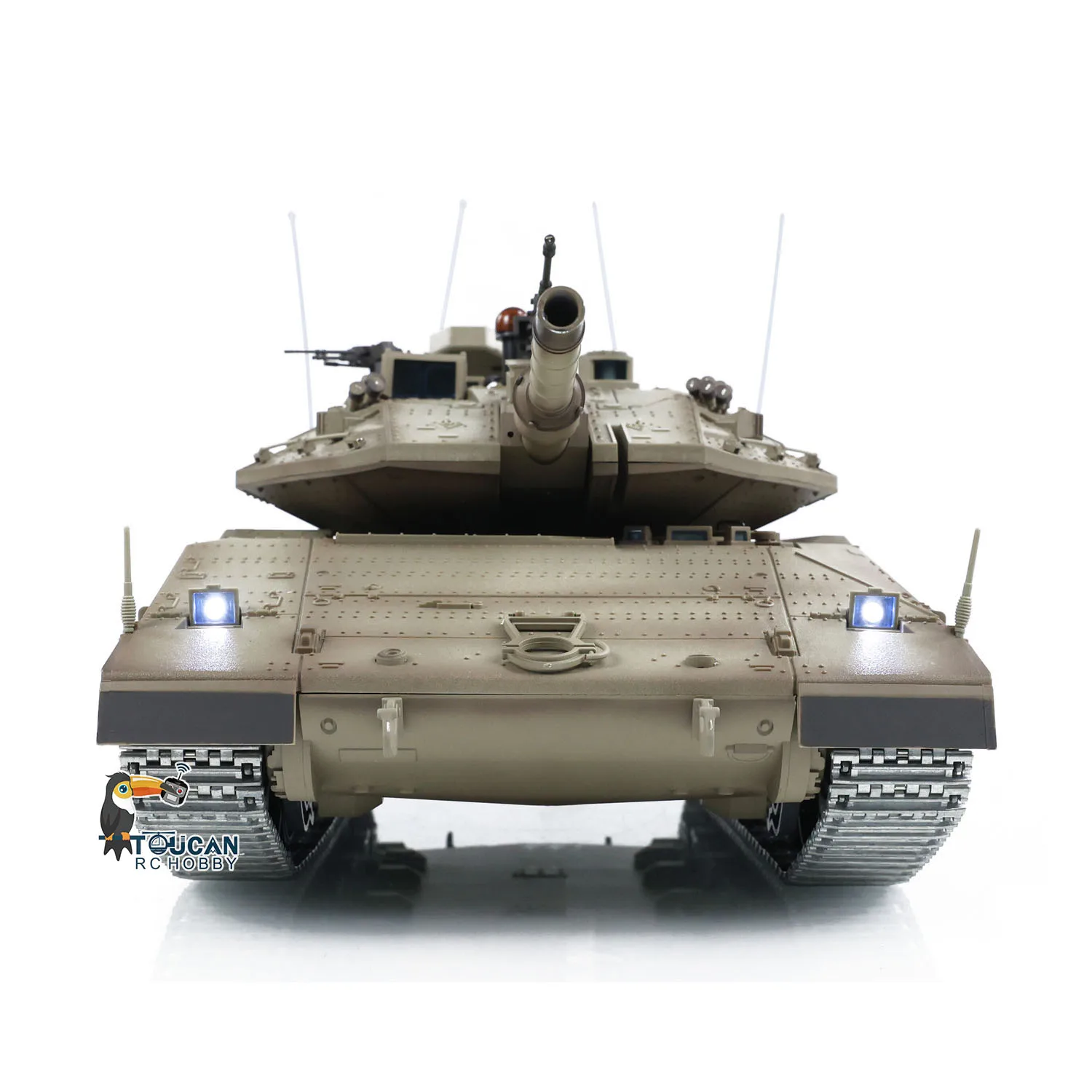 1/16 Heng Long RC Tanque de Batalha Militar IDF Merkava MK IV 3958 TK7.0 Versão Atualizada Modelo de Controle Remoto Brinquedos TH22646