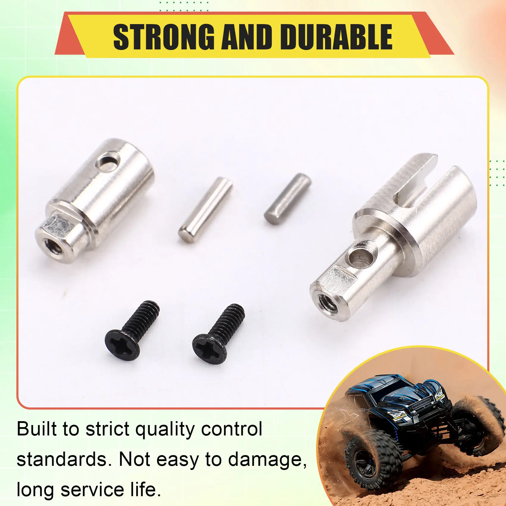 ชั้นนํา-สําหรับ HBX 16889 16889A 16890 16890A SG1601 SG1602 โลหะ Center Drive SHAFT Drive ถ้วย M16101 1/16 RC รถอะไหล่อุปกรณ์เสริม