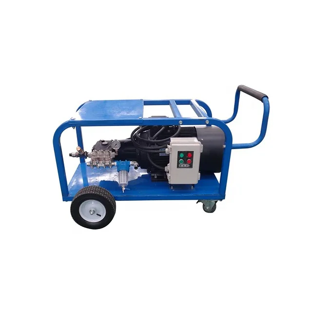 Compressed air high speed jet sandblasting rust cleaning machine sewer dredging equipment