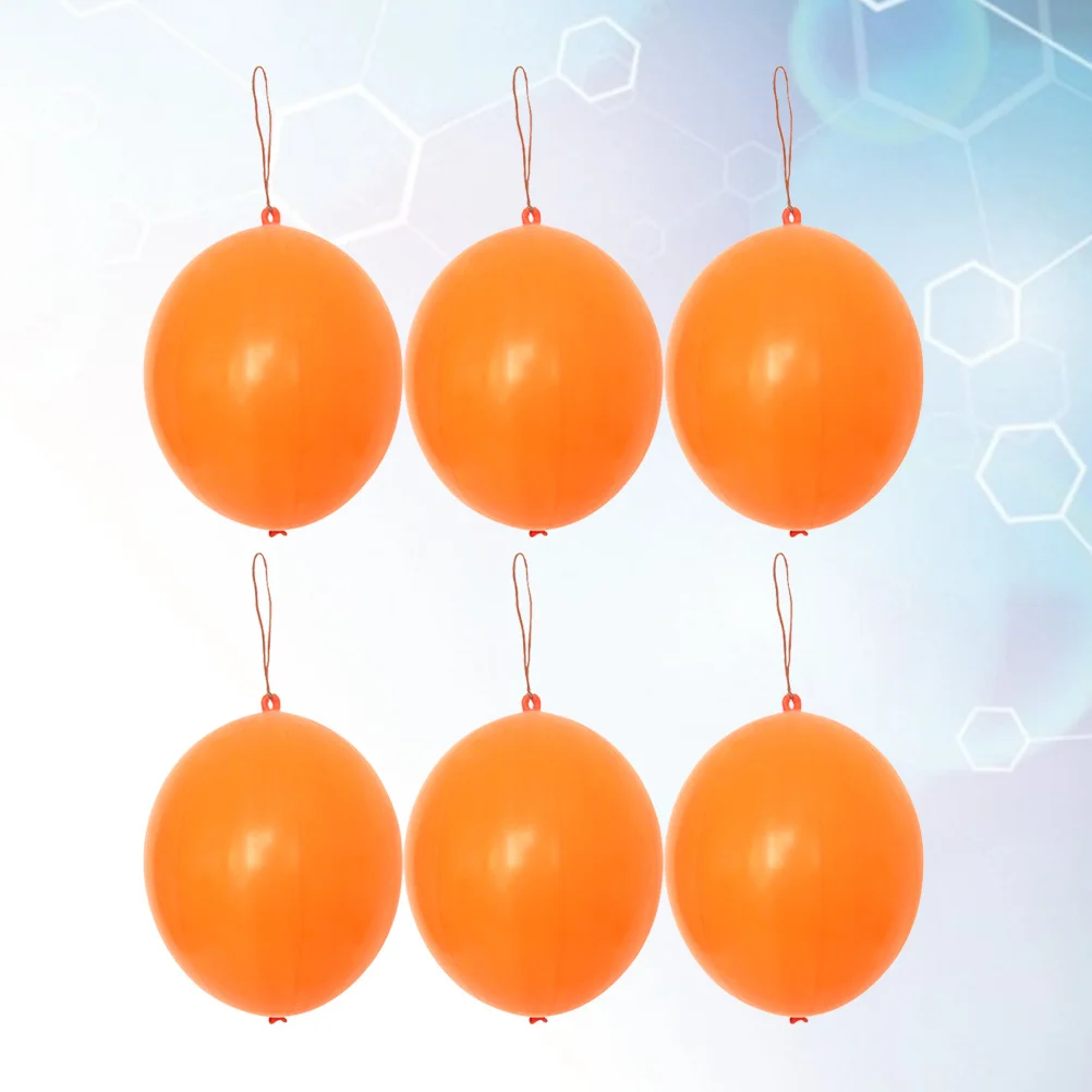 

10Pcs Punch Balloons Neon Latex Rubber Band Handle Party Birthday Fun Bop Balls Punch Balloons