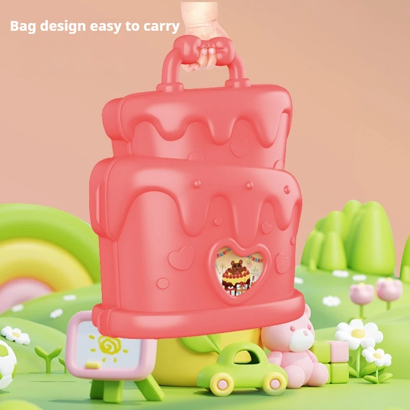 Bowa-Série de gâteaux magiques pour enfants, gâteau d'anniversaire, jouet d'alimentation pour animaux de compagnie, sac à main portable, cadeau d'anniversaire et de Noël pour fille