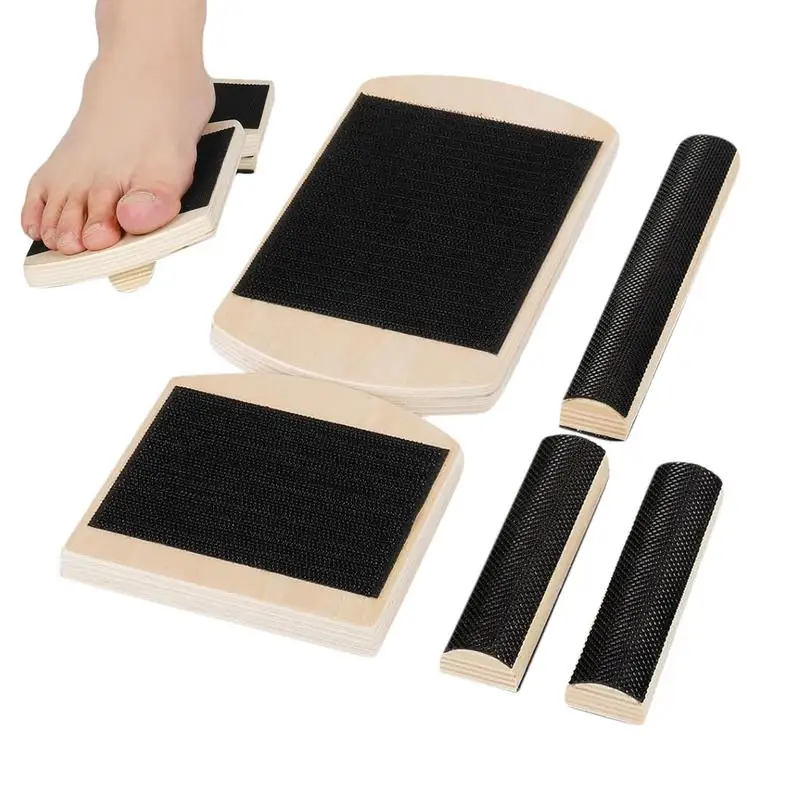 

Single Foot Strengthener Balance Board Wooden Single Leg Training Balance Board Precision Correction Wobble Board For Balance