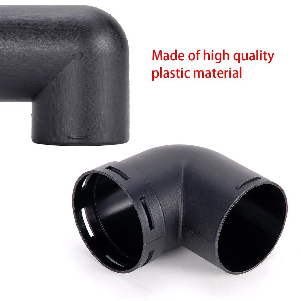 L-Shaped Air Pipe Elbow Outlet Connector For Webasto Eberspaecher Diesel Parking Car Heater Accessories 60/75/90mm