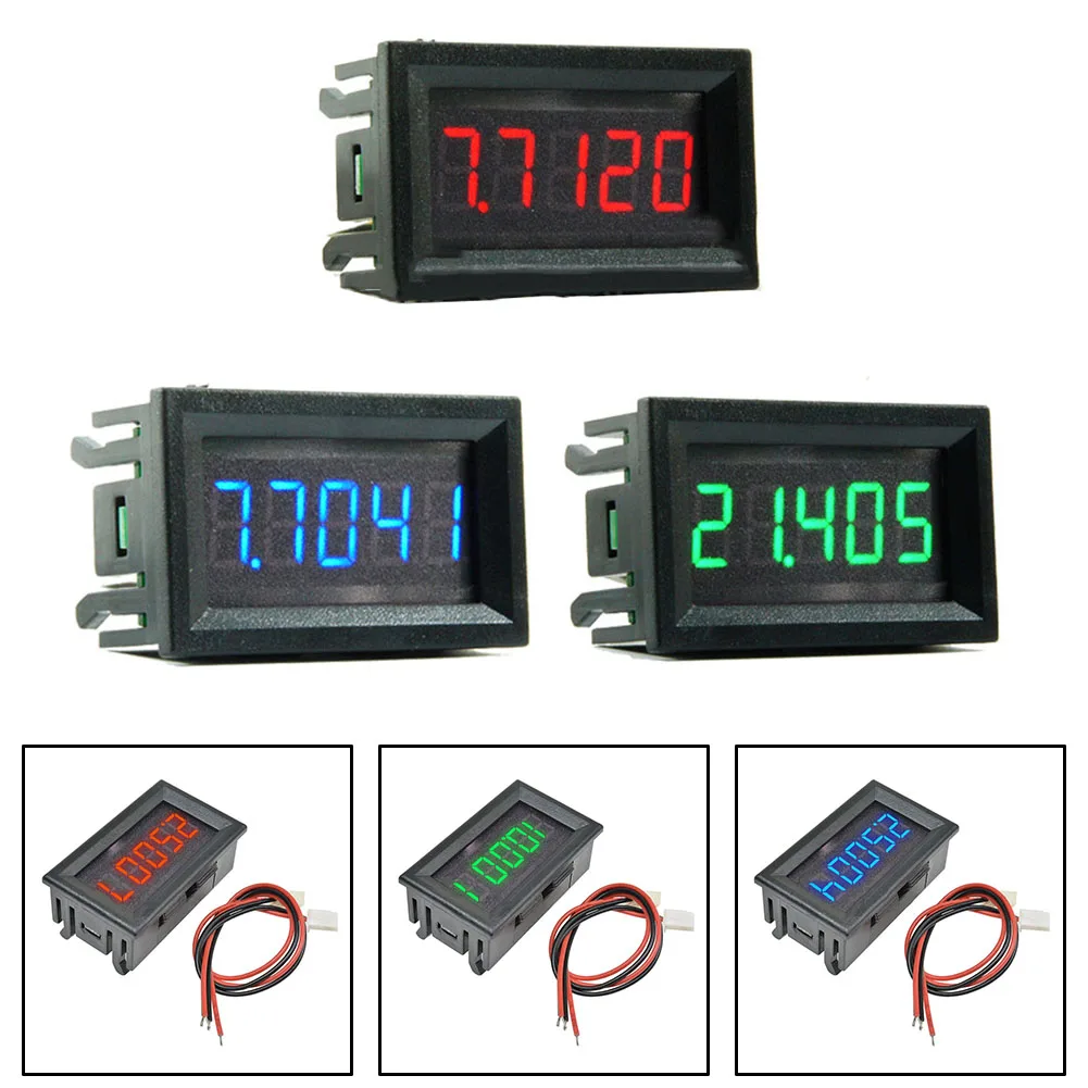 

033V DC Digital Voltmeter with 5 Digit LED Display and Three Wire Interface for Industrial Voltage Measurement