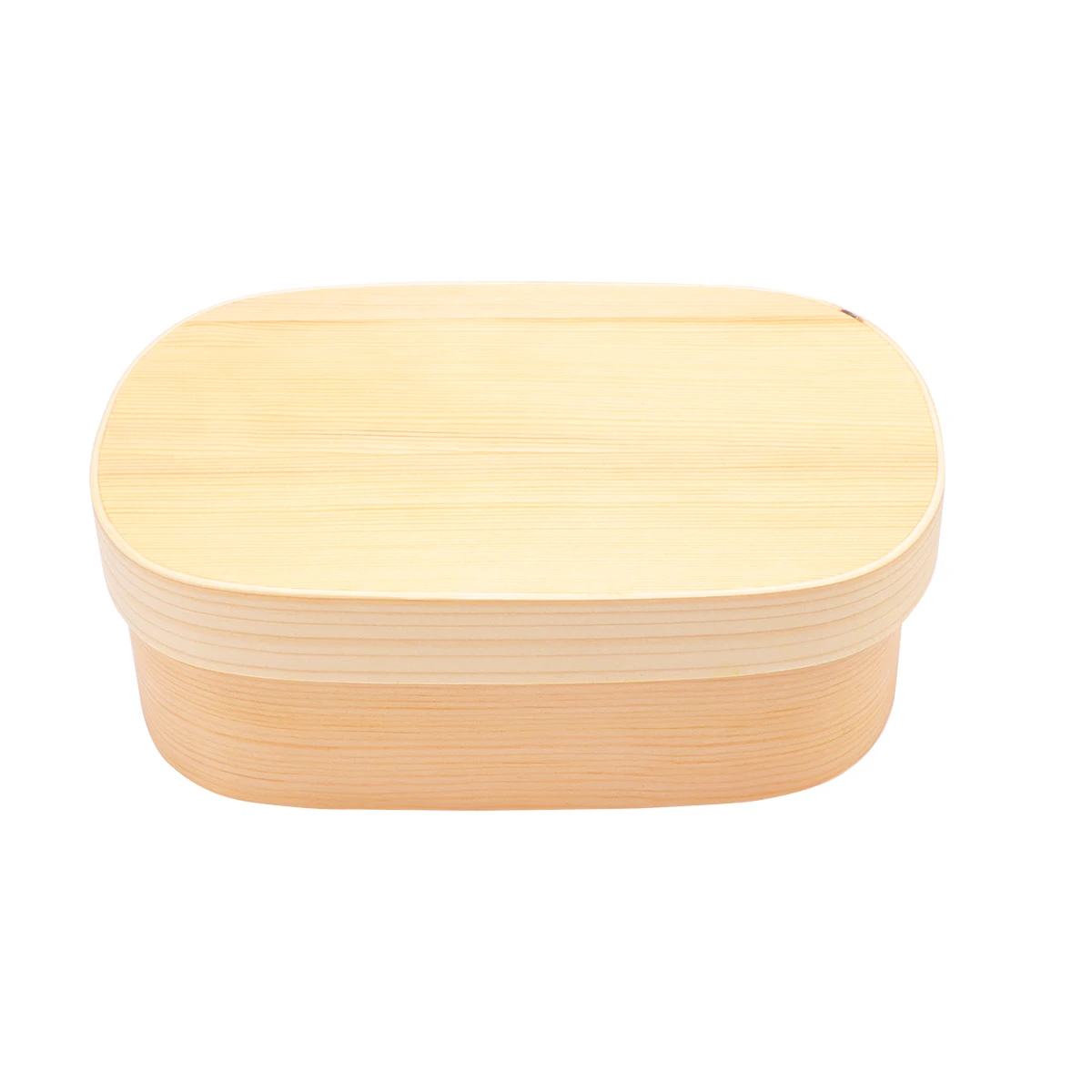 

Wooden Lunch Box Cold Dish Container Food Carrier Solid for School Reusable Hot