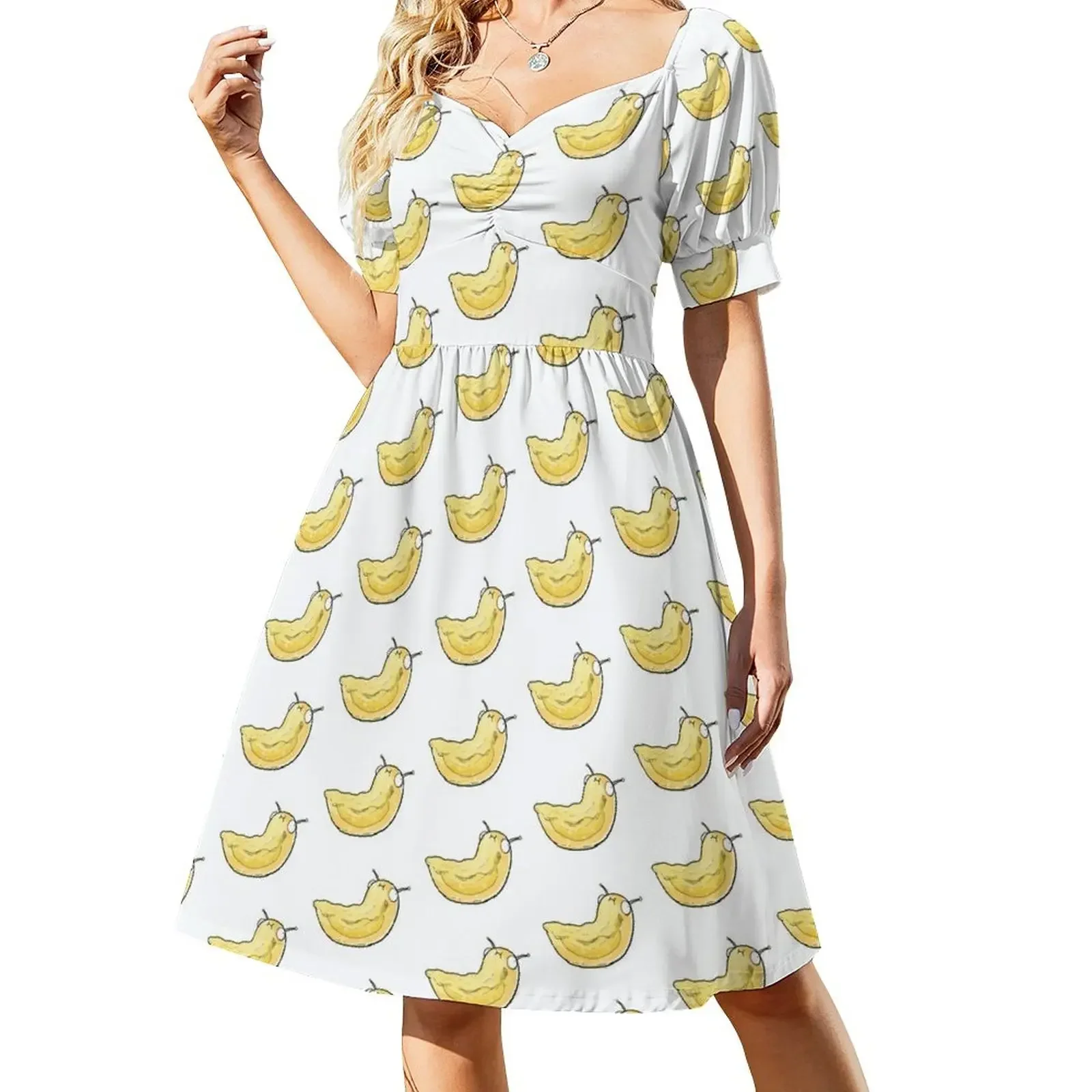 Banana Slug Friend Sleeveless Dress Women's dresses Prom gown Dress