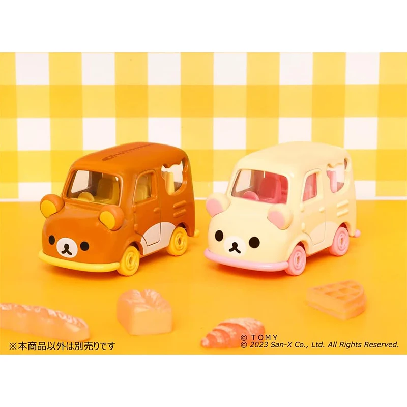 

Takara Tomy Tomica Премиум RILAKKUMA автомобиль KORILAKKUMACAR мини литой под давлением Модель автомобиля украшения детские игрушки для девочек Рождественский подарок