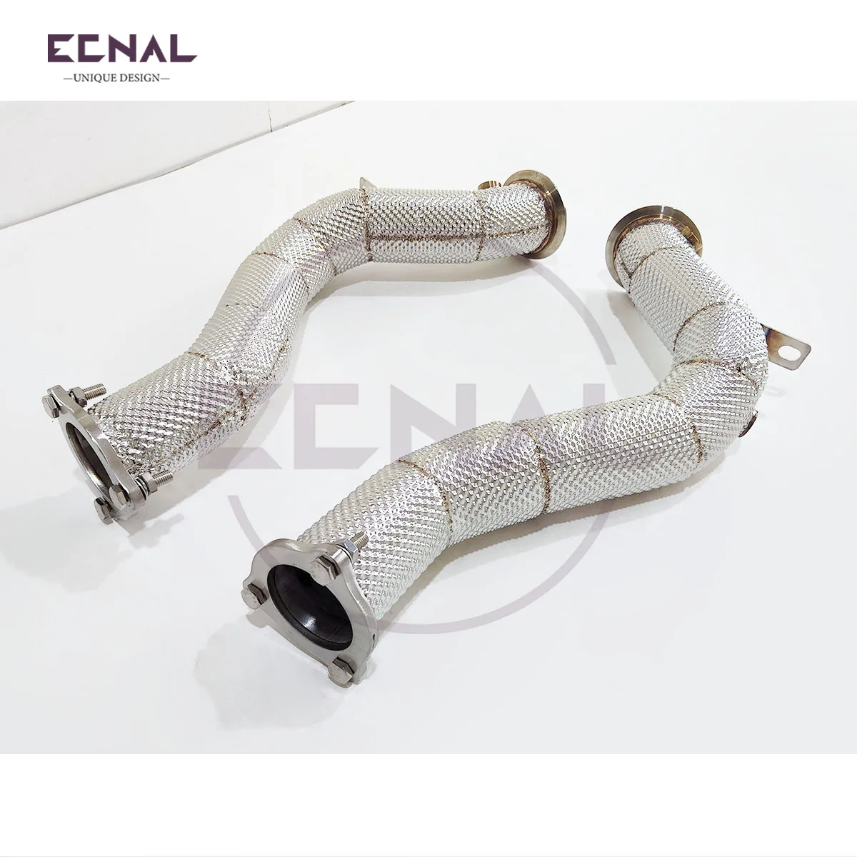 

Ecnal Exhaust for Porsche cayenne GTS 958.2 High Quality Exhaust Pipe SS304 Downpipe with Heat Shield