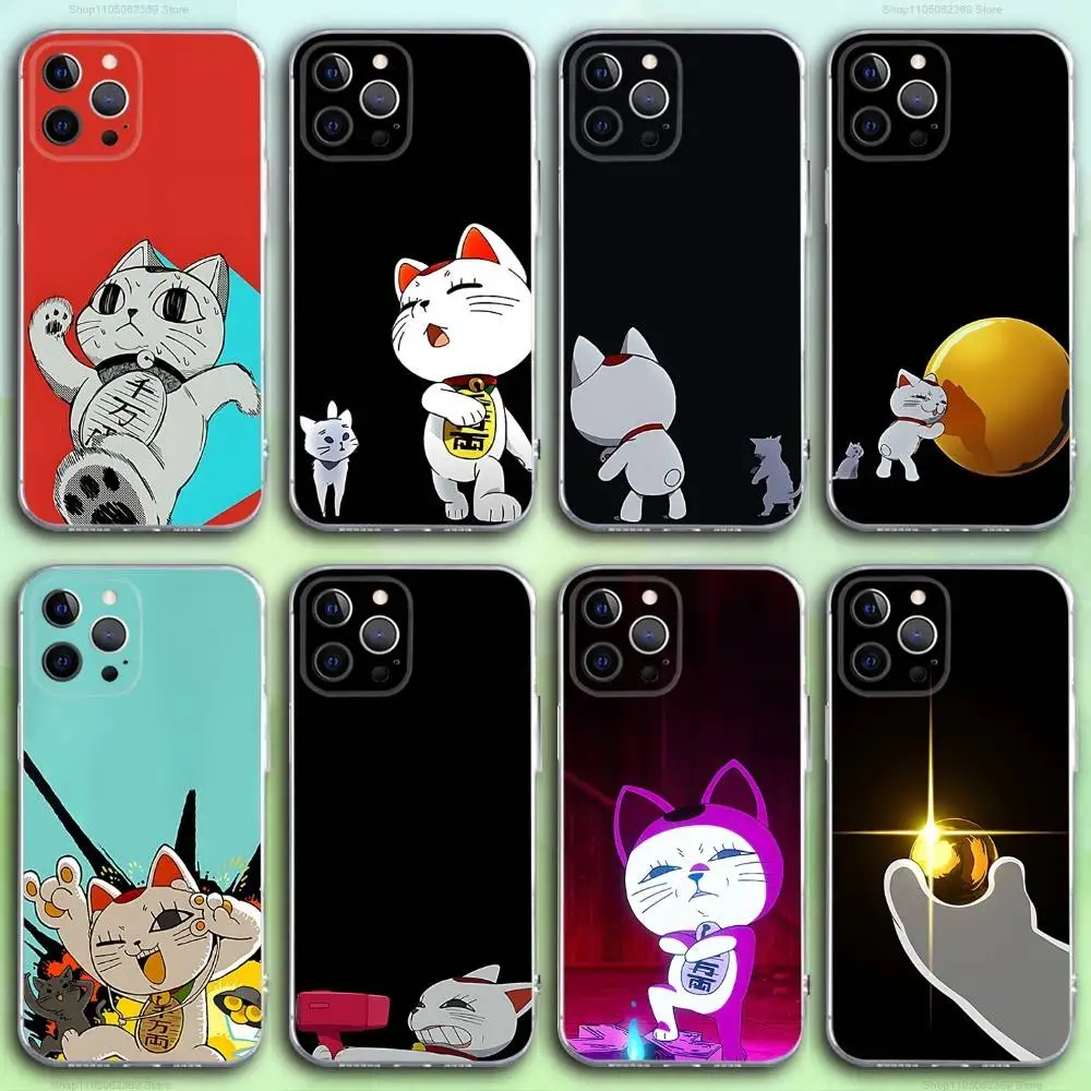 

Funny T-Turbo Cat Granny Phone Case For iPhone 17,16,15,14,13,12,11 Pro,Max,Plus,X,XS,XR,SE4,E Mini Transparent Soft Cover