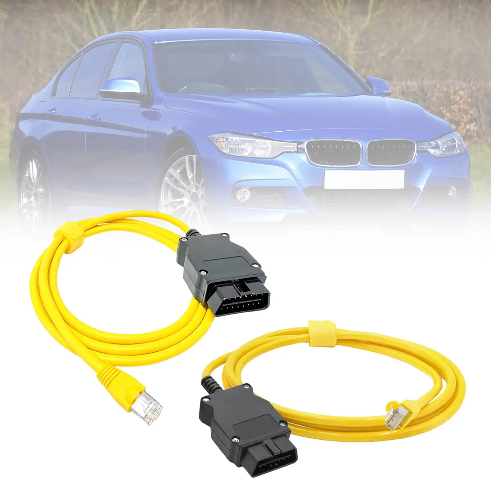 

16 Pin Plug Adapter Lightweight Diagnostic Device Vehicle Accessories OBD2 Cable for BMW Compatible Models Repair