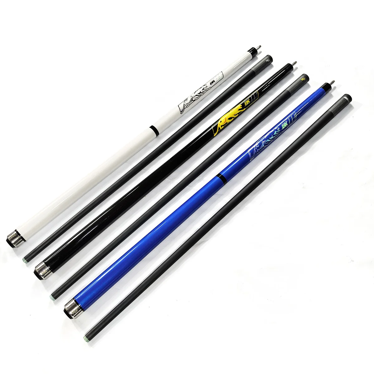 Hot Selling 1/2 Uni-lock Joint Carbon Fiber 3-PC Billiard Pool Game Jump Break Cue Stick for Sale
