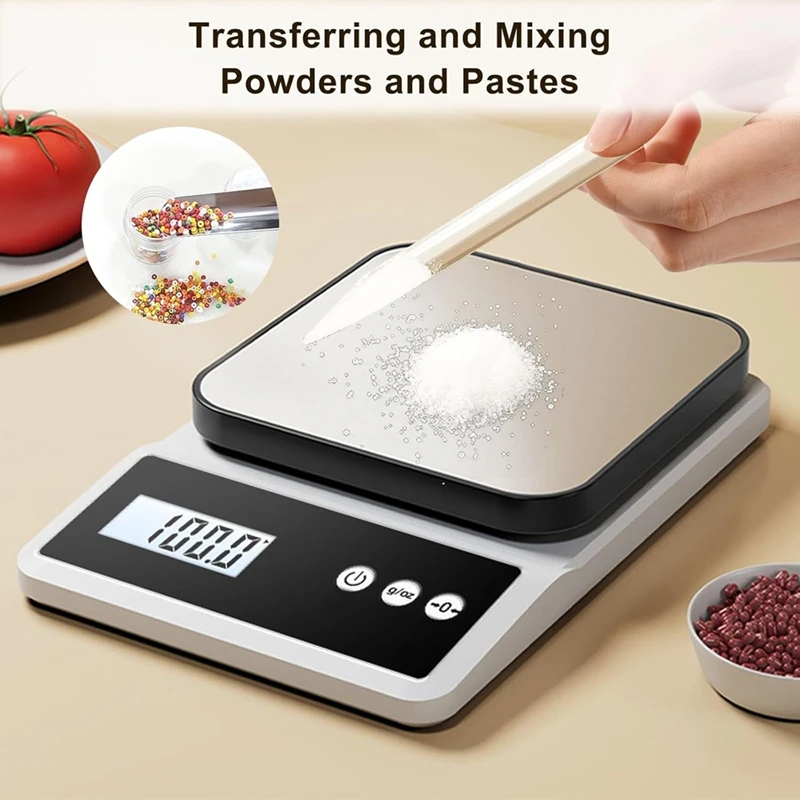 16 Pieces Stainless Steel Lab Spatula Fortransferring Scooping Mixing Powders Pastes Classrooms Laboratory Tool