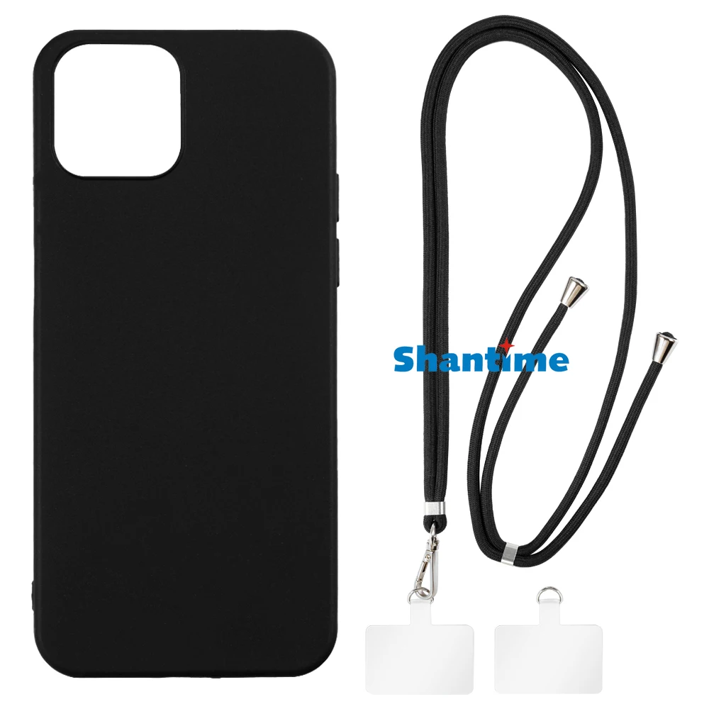 Suitable for Obxin i13 Pro CM202108 Case + Ajustable Neck/Crossbody Lanyards and Spacers, Silicone TPU Cover with Soft