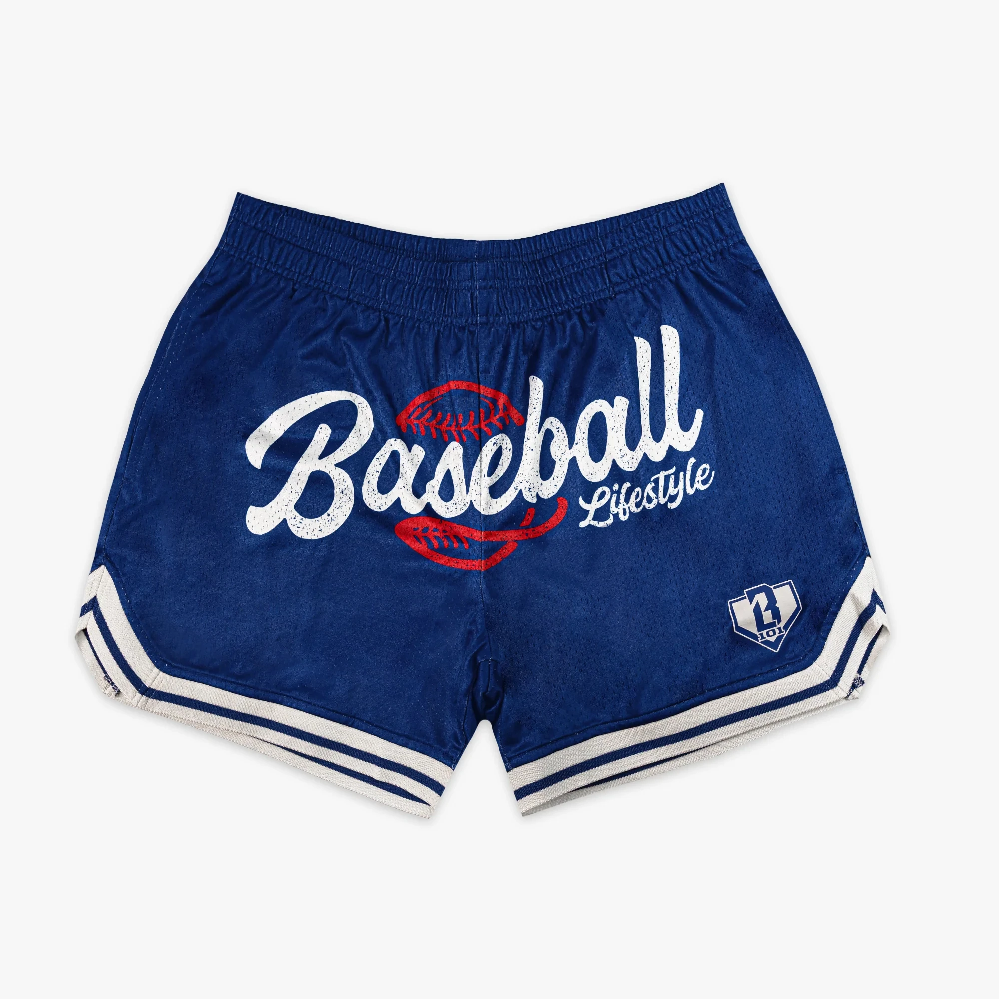 

2026 Summer New Youth Baseball Lifestyle 101 Baseball Court Shorts Oversized Breathable Quick-Dry Sports Shorts Men Women