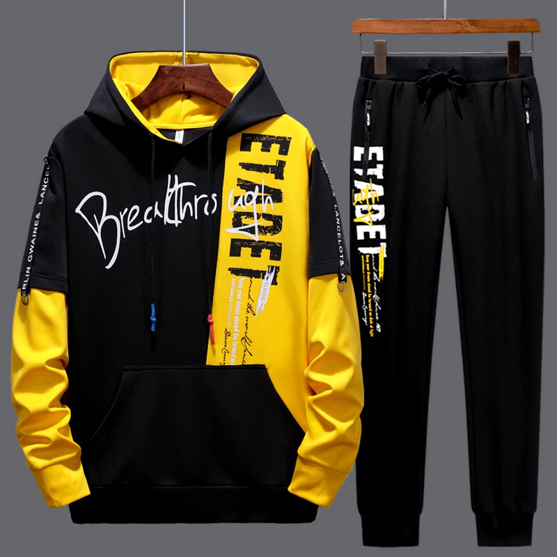 2023 designer new sport suits mens hoodie pants 2 piece matching sets outfit clothes for men clothing tracksuit sweatshirts 0009