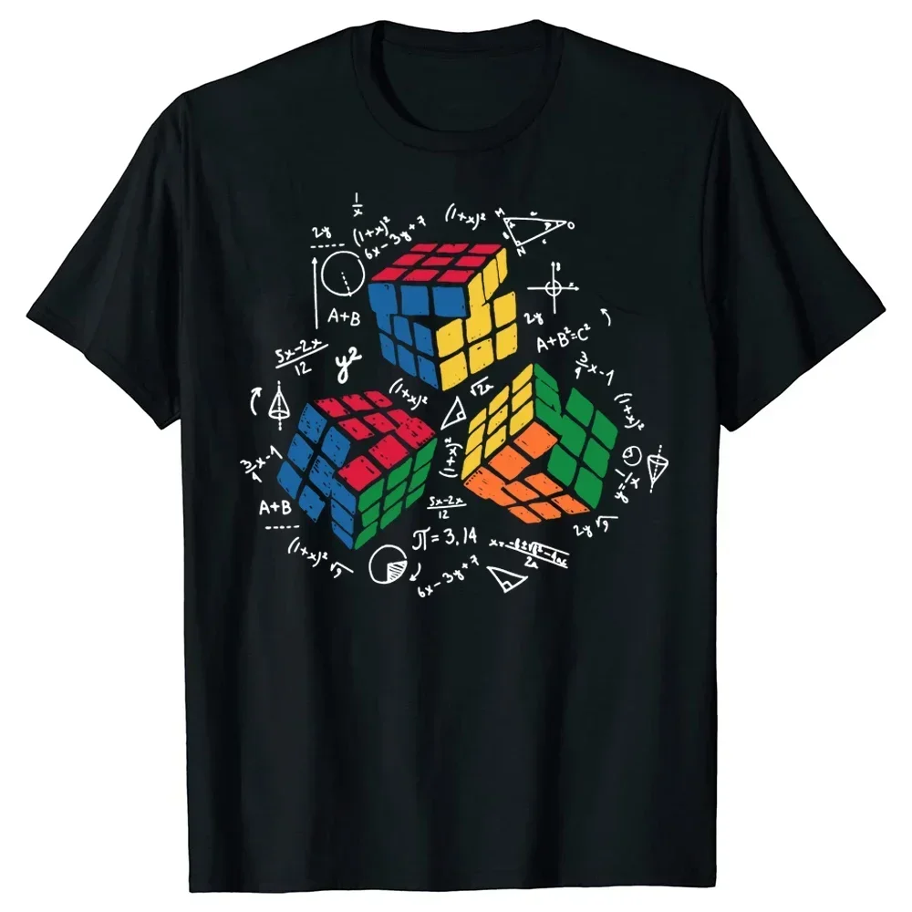 Streetwear Short Sleeve Birthday Gifts Summer T-shirtCool Math Rubik Rubix Rubics Player Cube Math Lovers T Shirts