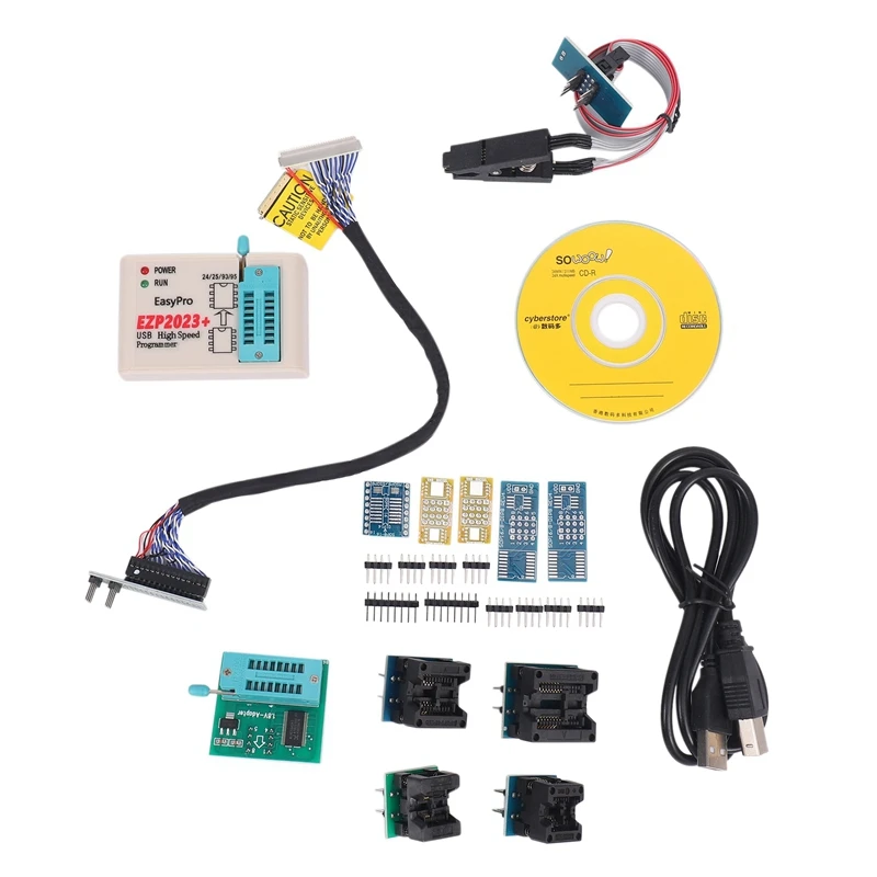 

EZP2023 12 адаптер USB SPI программатор поддержка 24 25 93 95 EEPROM 25 флеш-BIOS Чип