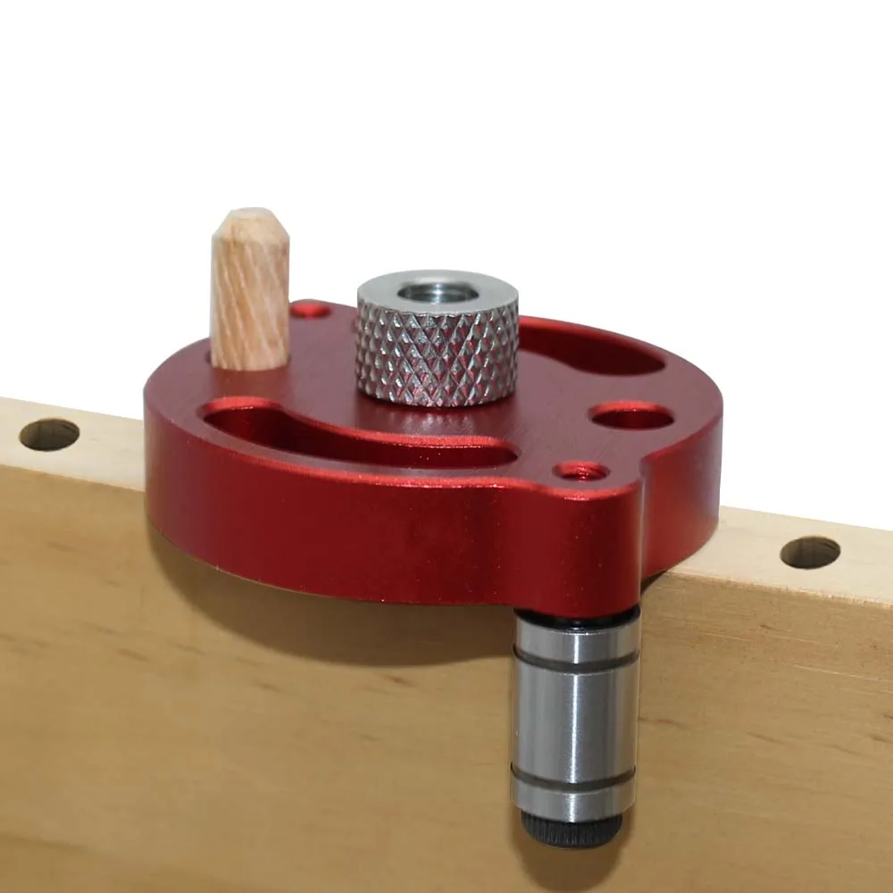 Kit Guida Per Foratura Verticale Autocentrante Con 8 Boccole Da 3 A 10 Mm – Supporto Per Trapano Per Legno, Plastica E Alluminio, Massimo Spessore 45 Mm, Preciso E Duraturo