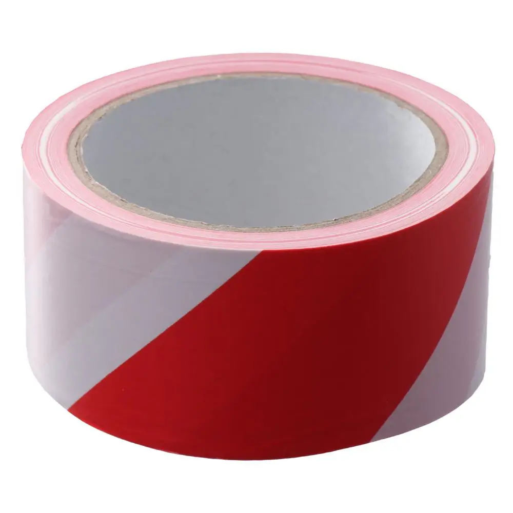 Visibility Construction Barrier Tape Red Flagging Tape Red White Barricade Tape Safety Warning Tape Caution Tape Non-Adhesive