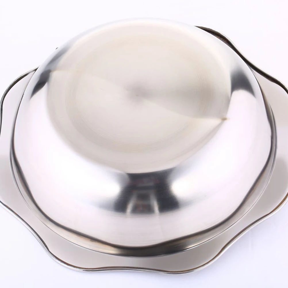 

28Cm Stainless Steel Hot Pot Premium Multifunction Cookware for Induction Gas Cooker Non Stick with Divider Family Friend Party