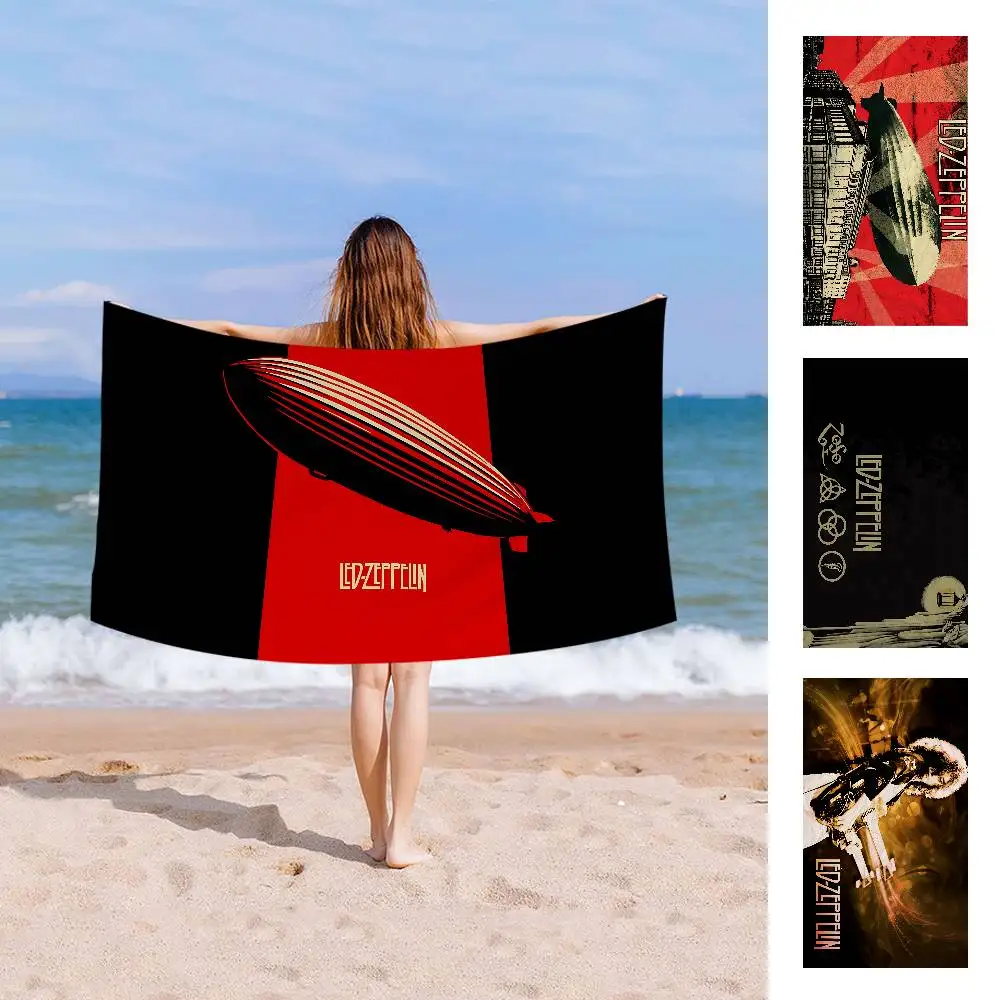 Classic Rock Band L-Led Z-Zeppelin Microfiber Beach Towel Absorbent Quick Dry Soft Yoga Swimming Resort Mountain Climbing Towel