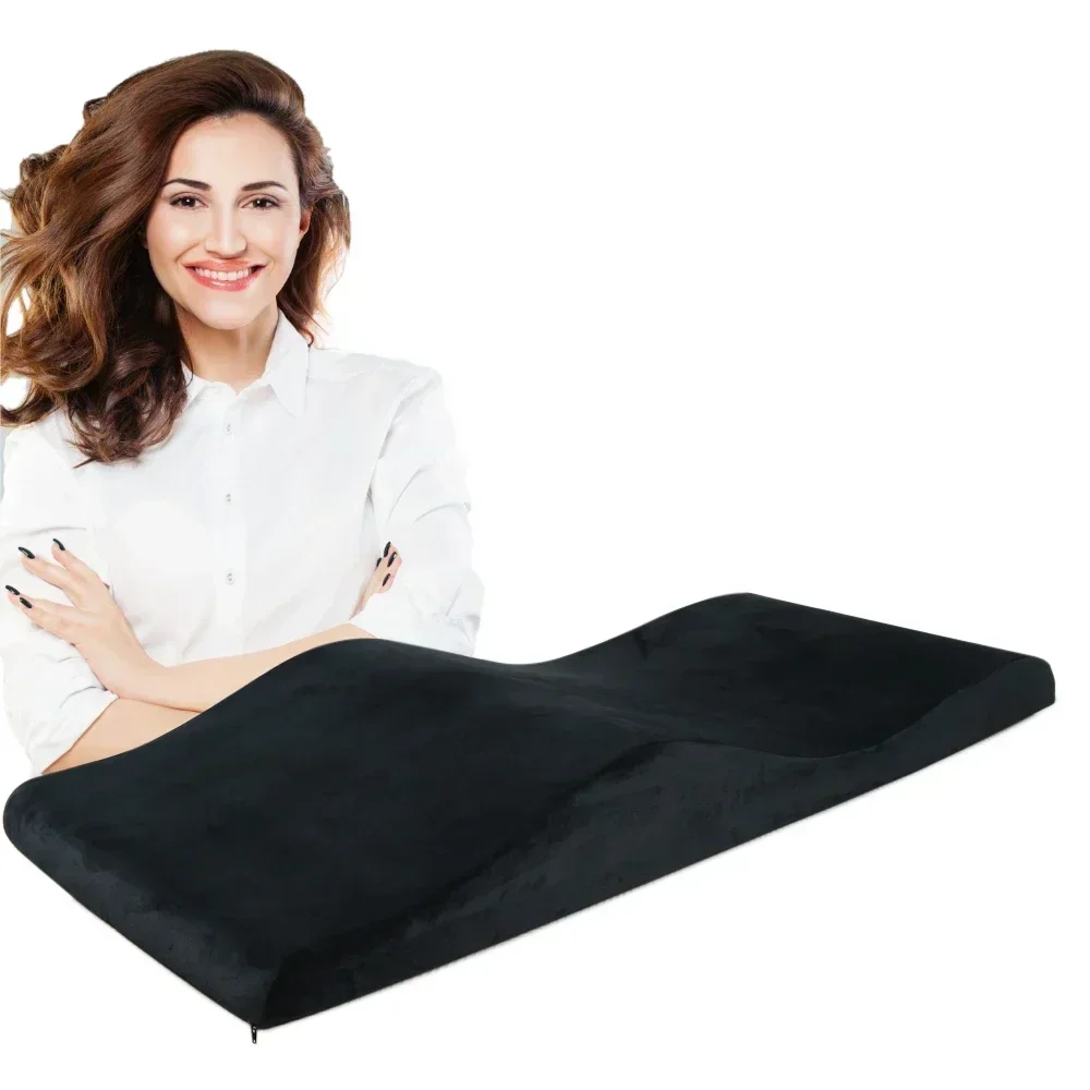 Wholesale Ergonomic Memory Foam Curved Beauty Lash Bed Mattress Topper Furniture Bedroom Furniture Modern Wave for Salon Home