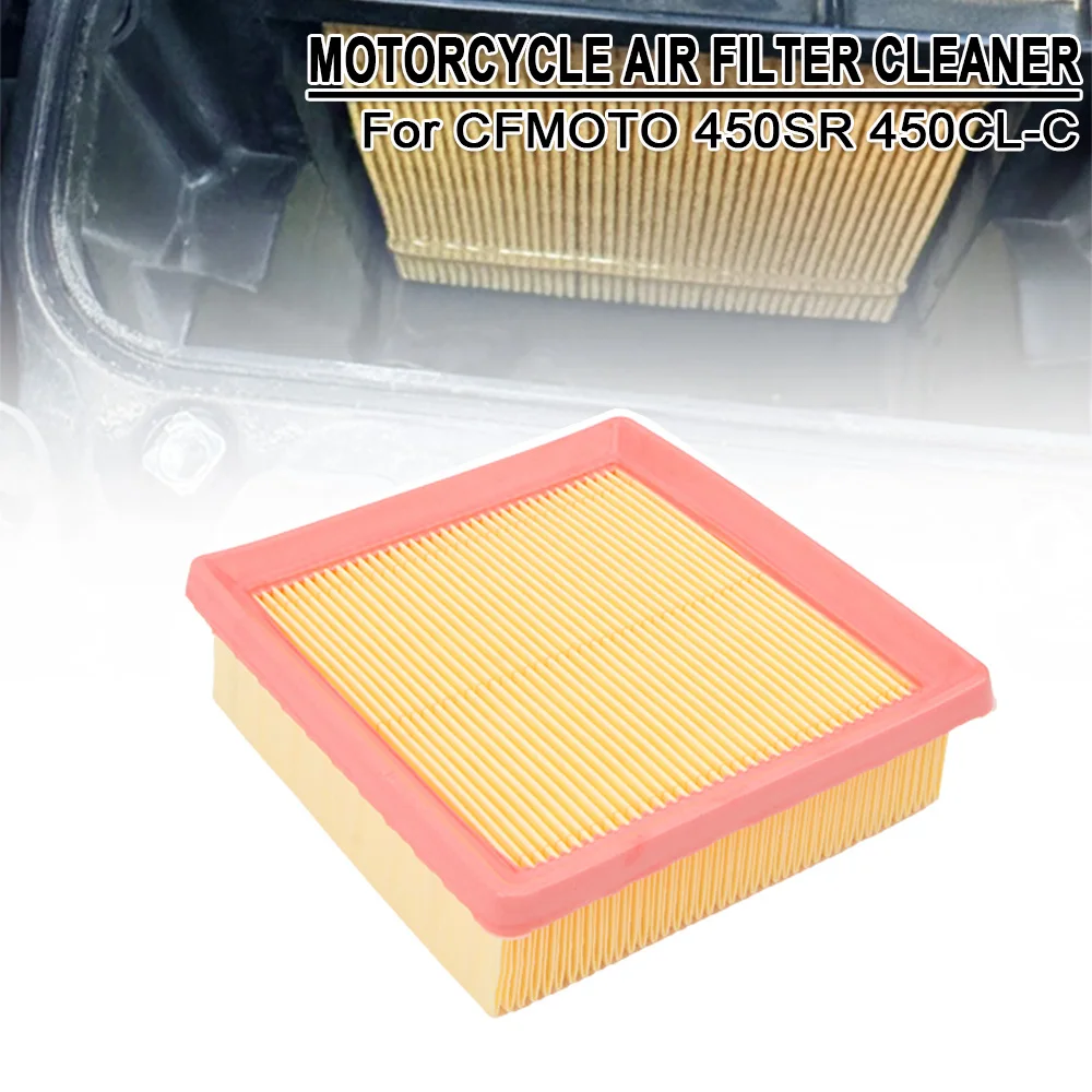 Motorcycle Air Filter Air Intake Cleaner Engine For CFMOTO 450SR 450CL-C 450NK 450MT 450SRS 450 SR NK Oil Filter Intake Cleaner