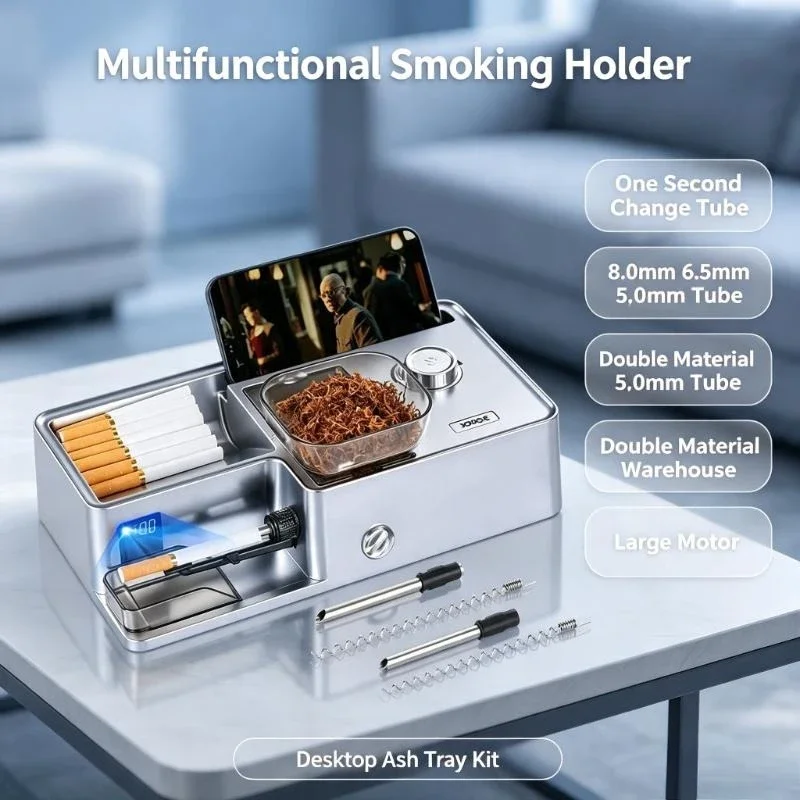 Induction Controlled Automatic Filling Machine Supports Multi Caliber Tubes For Easy Diy Cigarette Preparation In Daily Life