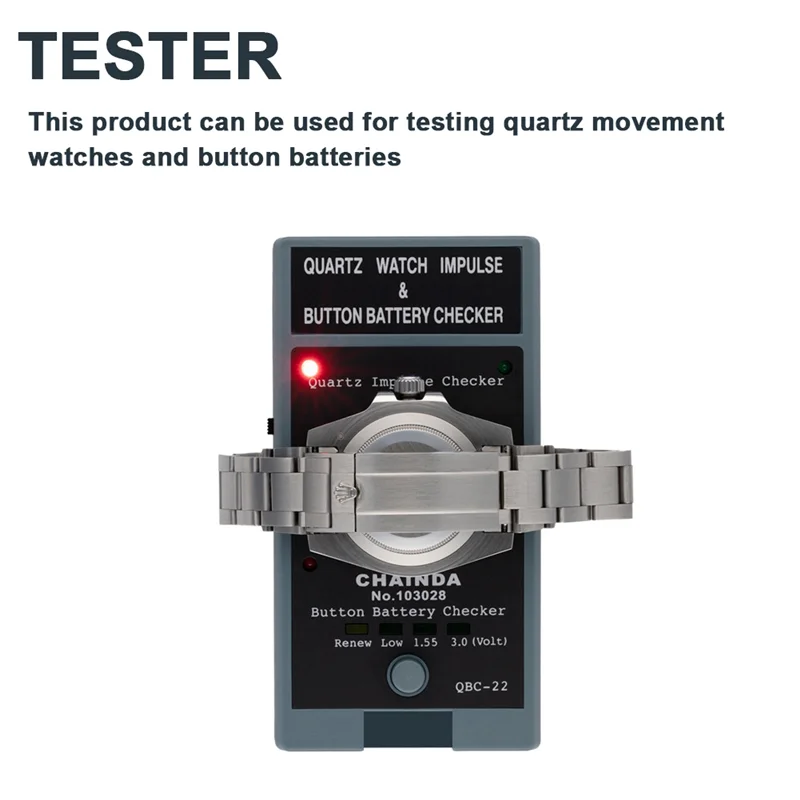 AA08-Quartz Pulsed Watch Movement Tester Watch Button Battery Level Checker For Watchmakers