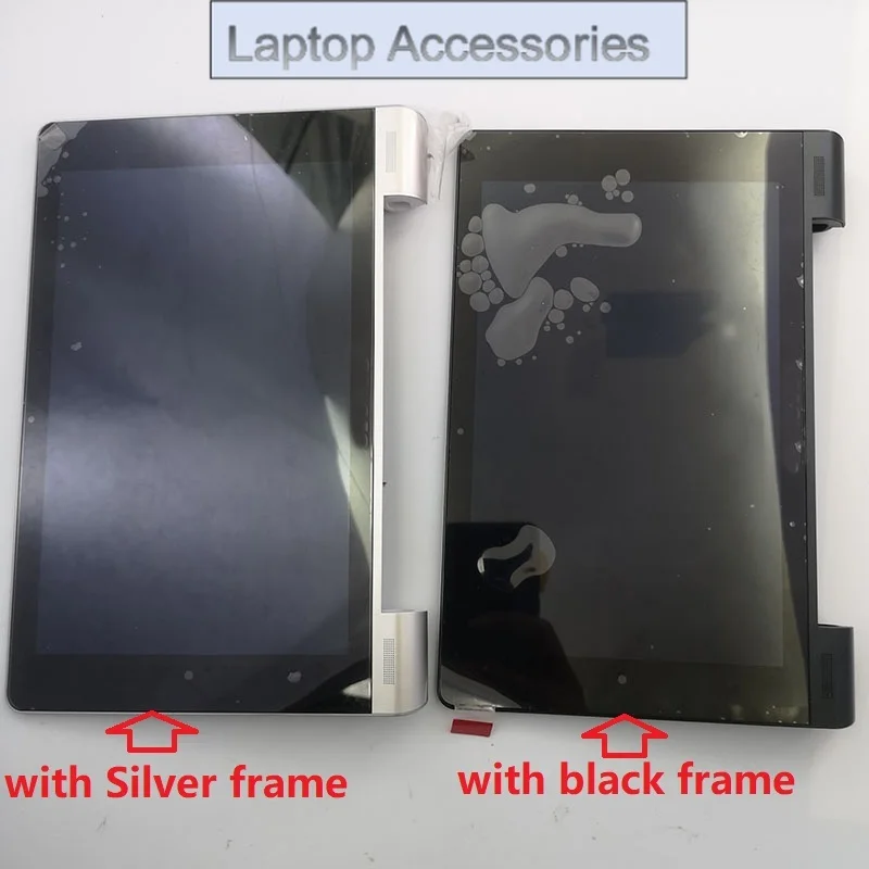 Montaje LCD para Lenovo Yoga Tablet 8 B6000 60044 LCD táctil B6000-f 60043 pantalla LCD Digitalizador de pantalla táctil de cristal con marco