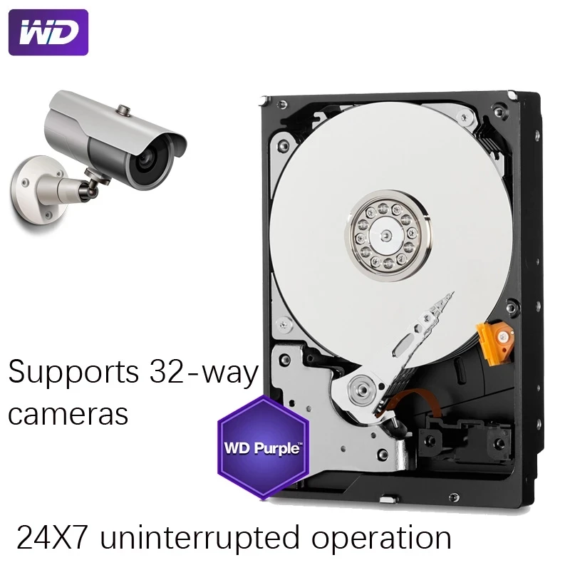 WD Purple 500GB Surveillance Internal Hard Drive Disk 3.5\