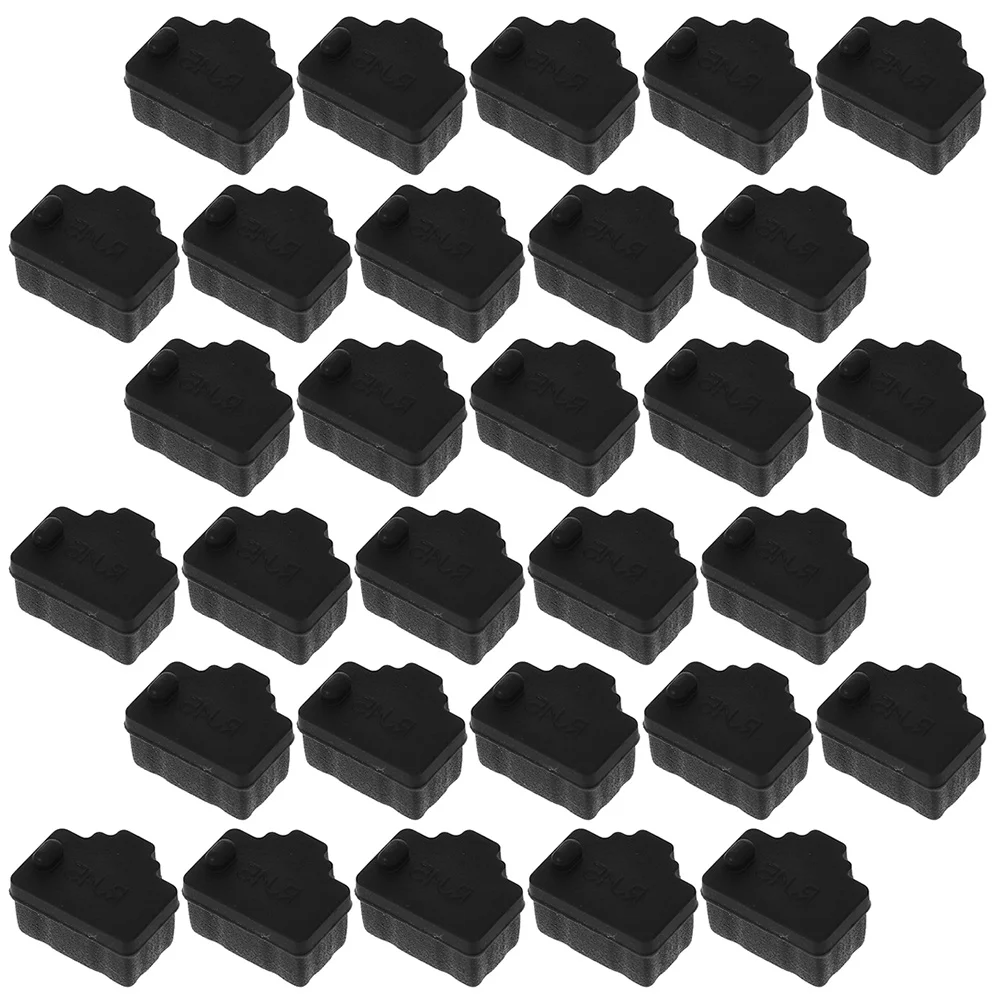 

50 Pcs Plug Dust Ethernet Port Cap for Computer Jack Router Protector Black Network