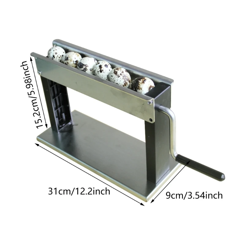 Eggs Peelers 304Stainless Steel Texture for Fast Shell Removal of Boiled Eggs