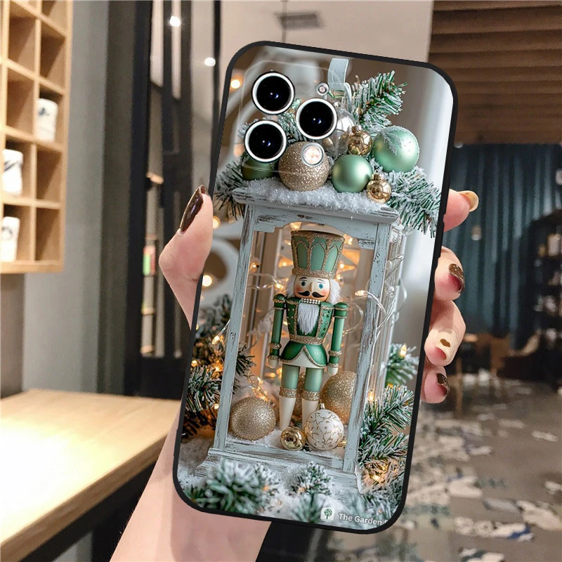 

Phone Case Carcasa Funda For iPhone 17 Pro Max Air 16 15 14 13 Pro Max 15 16 Pro 15Plus Christmas Deer Tree Case