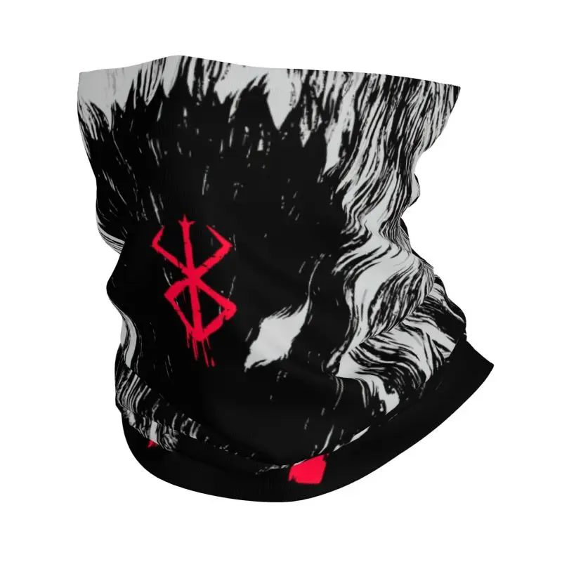 

Anime Berserk Bandana Neck Warmer Women Men Hiking Camping Tube Mask Scarf Motorcycle Headband Gaiter Face Cover