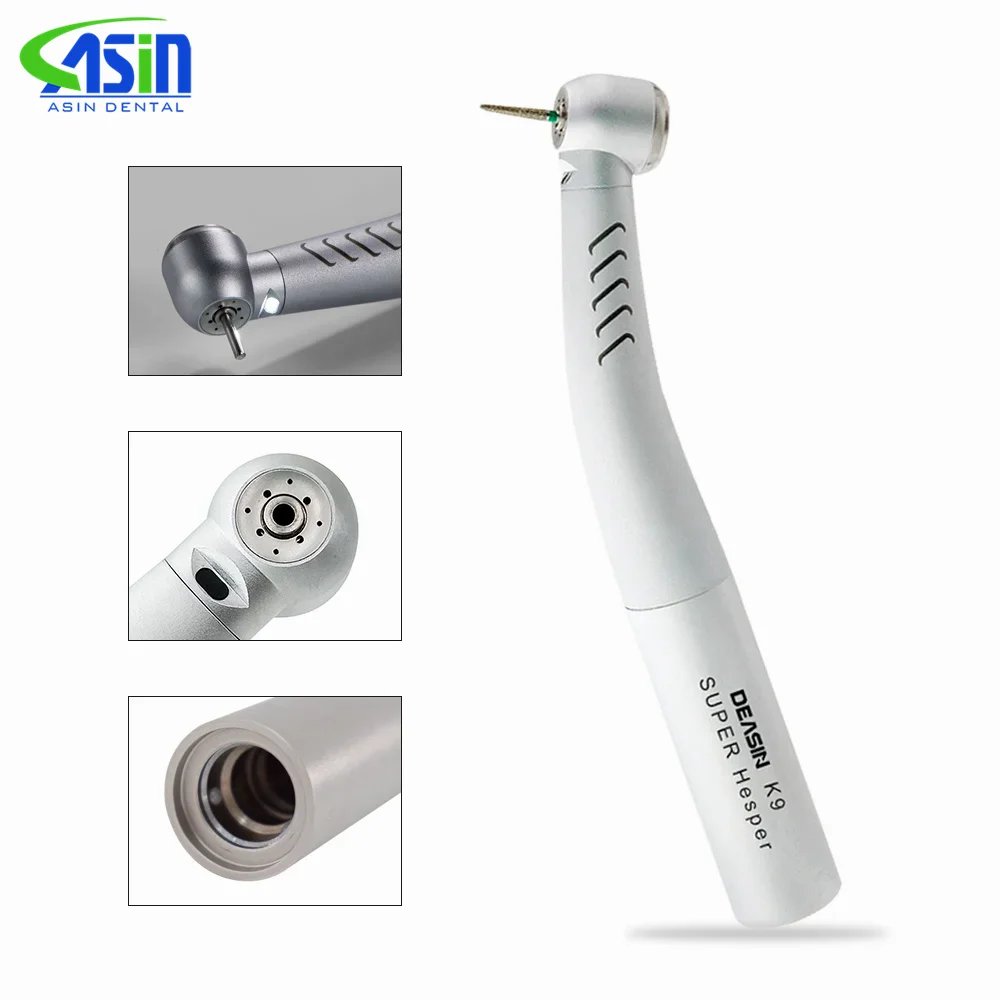 

Dental KV 9000 Type Dental High Speed Fiber Optic LED Turbine Handpiece For KAVO Coupler 2/4/6 Hole Connector Dental Tools