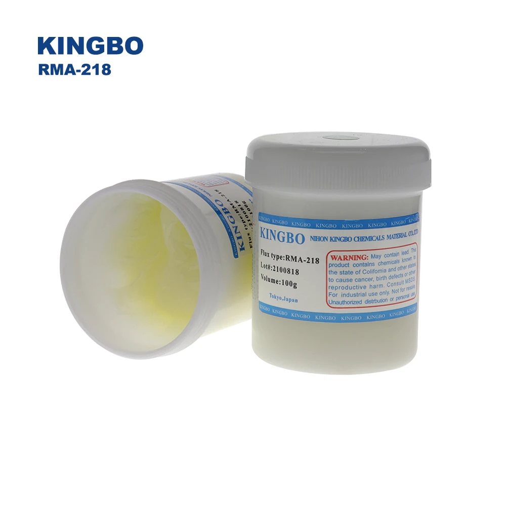 Kingbo RMA-218 100g Bga Solder Flux Paste Solder 100g for SMT Reballing Soldering Welding Repair Paste