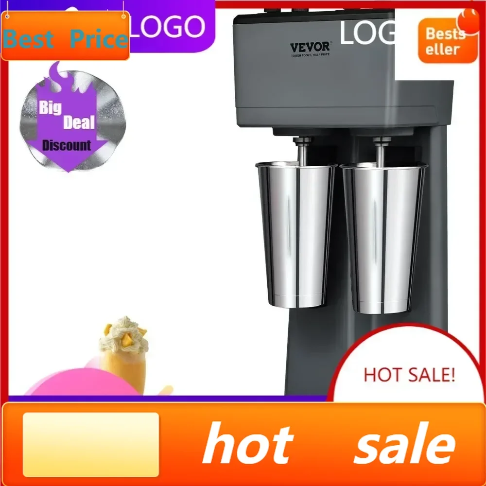 

BestsellerDual Motor 375W Electric Milkshake Blender, 3-Speed Drink Mixer Machine