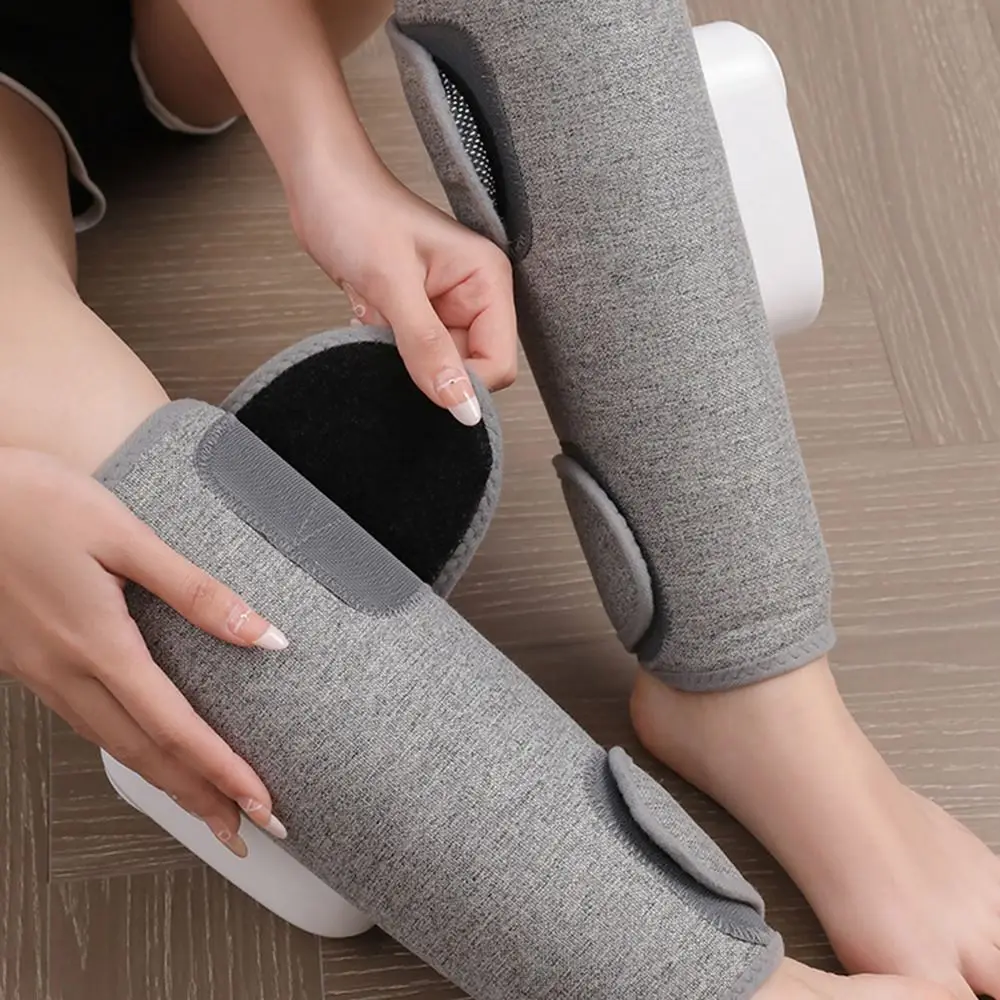 Hot Compress Electric Leg Calf Massager Airbag Vibration Smart Leg Air Compression Massager Kneading Blood Circulation