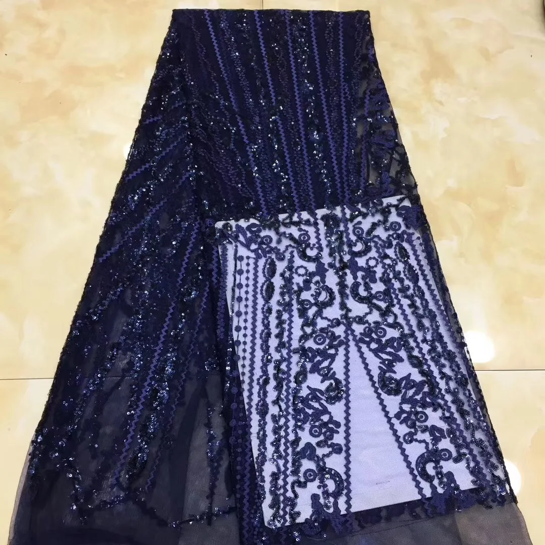 

2021 African Wholesales Aso Oke Gele Nigeria Headtie With Beads Royal Blue Color Real Product Photo Asooke For Lady